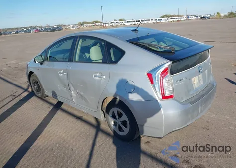 2012 Toyota Prius Three from USA, damaged, VIN JTDKN3DU8C1523337